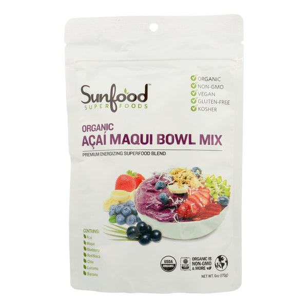 Sunfood - Mix Acai Maqui Bowl - 1 Each-6 Ounce