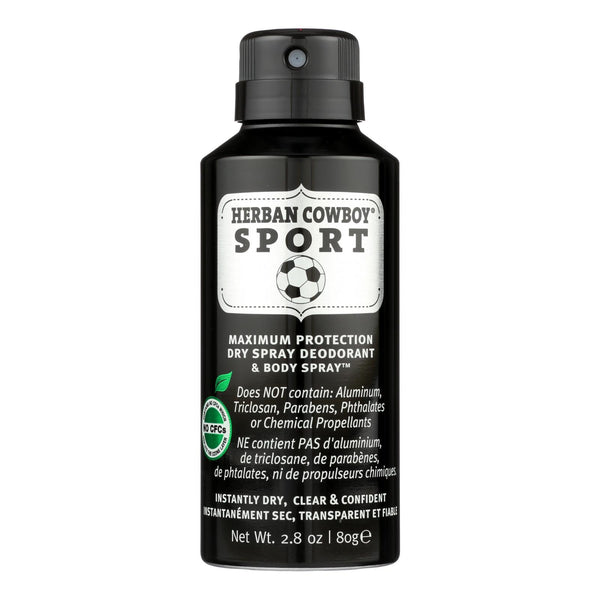 Herban Cowboy - Spray Dry Sport - 1 Each - 2.8 Ounce