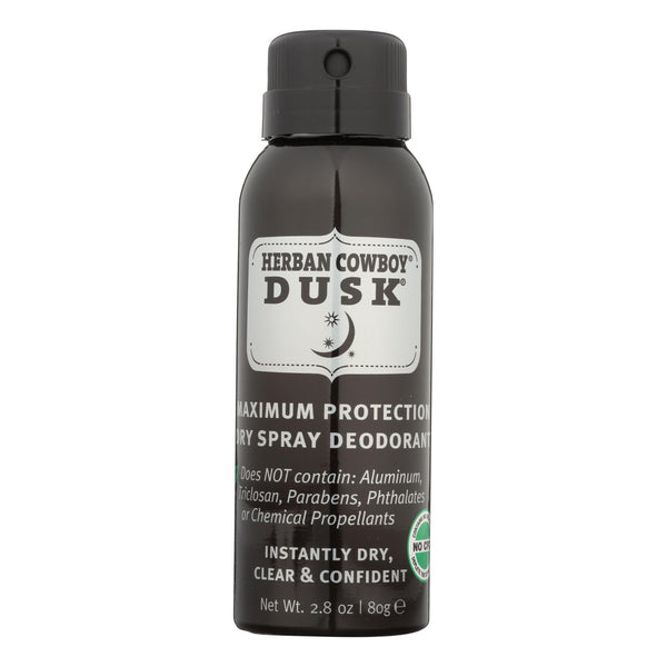 Herban Cowboy Deodorant, Dry Spray Dusk  - 1 Each - 2.8 Ounce