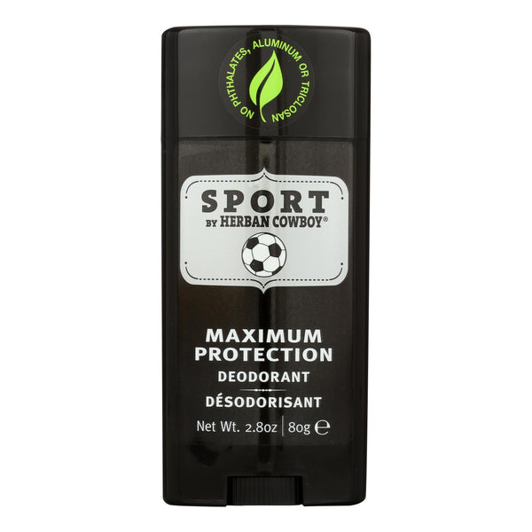 Herban Cowboy Deodorant - Sport Maximum Protection - 2.8 Ounce
