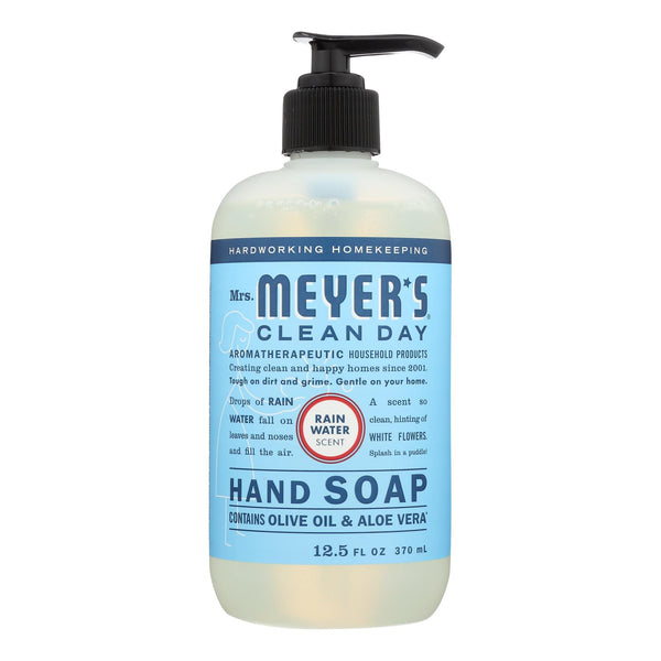 Mrs.meyers Clean Day - Hand Soap Liquid Rainwater - Case of 6 - 12.5 Fluid Ounce