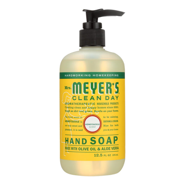 Mrs. Meyer's Clean Day - Liquid Hand Soap - Honeysuckle - Case of 6 - 12.5 Ounce