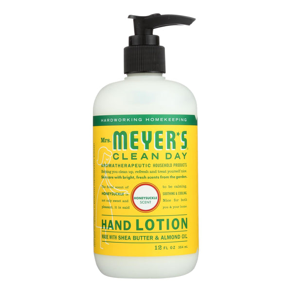 Mrs. Meyer's Clean Day - Hand Lotion - Honeysuckle - Case of 6 - 12 fl Ounce