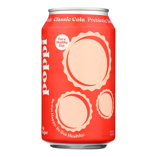 Poppi - Prebio Soda Classic Cola - Case of 12-12 Ounce
