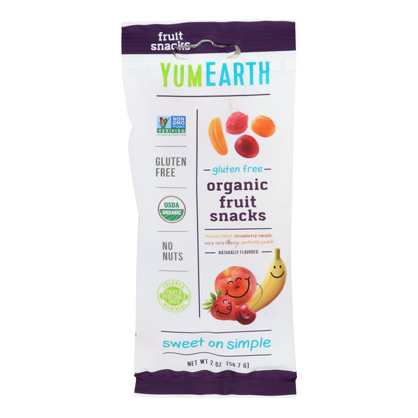 Yumearth Organics - Organic Fruit Snack - 4 Flavors - Case of 12 - 2 Ounce.