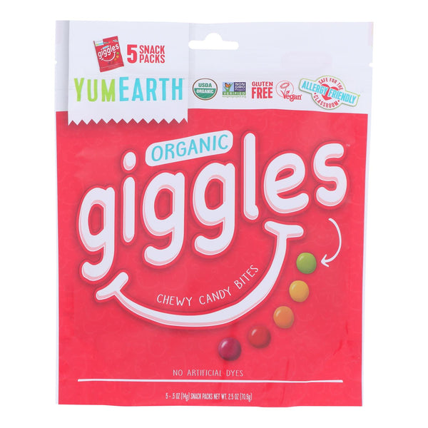 Yumearth - Candy Bag Og2 Giggles - Case of 12-5/.5 Ounce