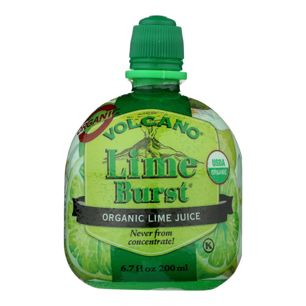 Volcano Lime Burst Juice  - Case of 12 - 6.7 Fluid Ounce
