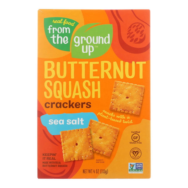From The Ground Up - Cracker Sea Salt Bttrnt Sqsh - Case of 6 - 4 Ounce