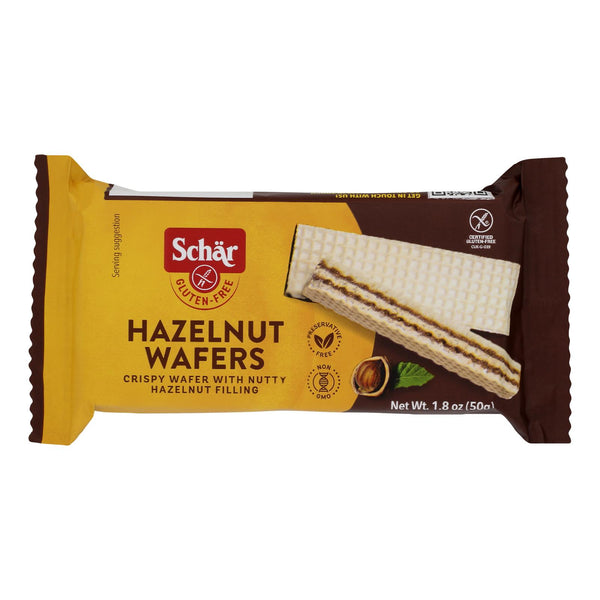 Schar Wafers - Hazelnut - Gluten Free - 1.8 Ounce - Case of 20
