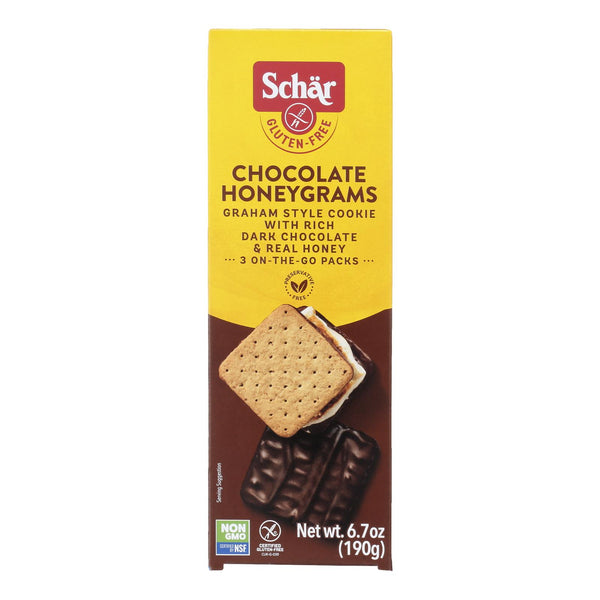 Schar Gluten Free Chocolate Honeygrams - Case of 6 - 6.7 Ounce