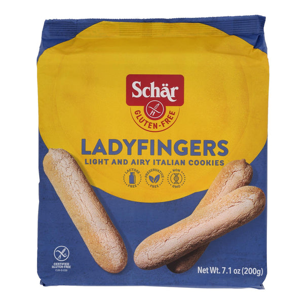 Schar - Cookies Ladyfingers Gluten Free - Case of 6 - 7.1 Ounce