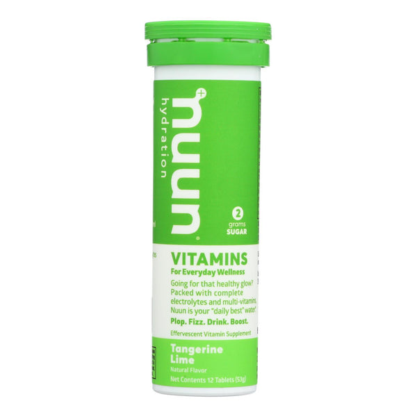 Nuun Vitamins Drink Tab - Tangerine - Lime - Case of 8 - 12 Tablets