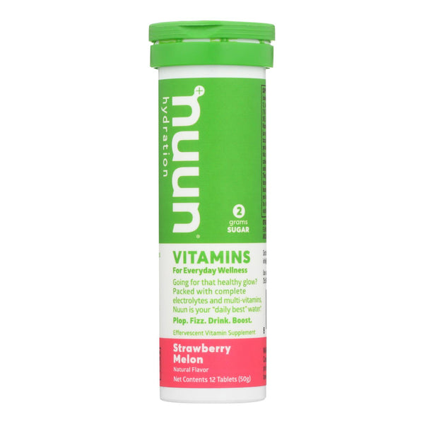 Nuun Hydration Drnk Tab - Strawberry Melon - Case of 8 - 12 Tablets