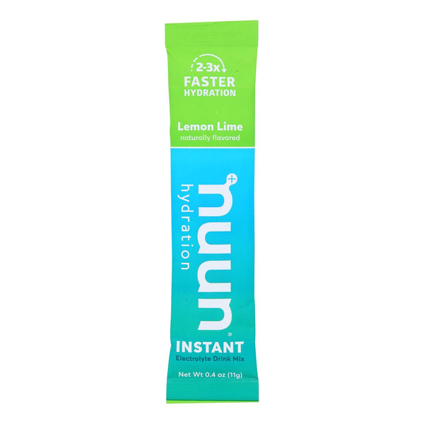 Nuun - Instant Hydration Drink Mix - Lemon Lime - Case of 8 - .4 Ounce