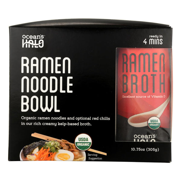 Ocean's Halo - Noodle Bowl Ramen - Case of 6 - 10.75 Ounce