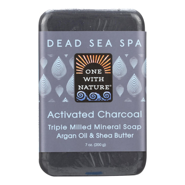 One With Nature - Bar Soap Actvtd Charcoal - 1 Each 1-7 Ounce