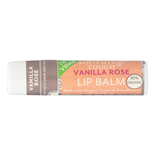 Soothing Touch Vanilla Rose Lip Balm Moisturizes And  - Case of 12 - .25 Ounce