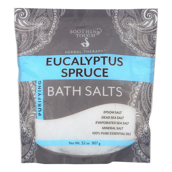 Soothing Touch Bath Salts - Eucalyptus Spruce - 32 Ounce