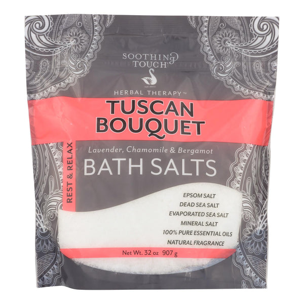 Soothing Touch Bath Salts - Rest & Relax Tuscan Bouquet - 32 Ounce