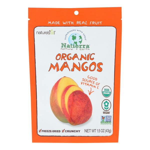 Natierra Freeze Dried - Mangos - Case of 12 - 1.5 Ounce.