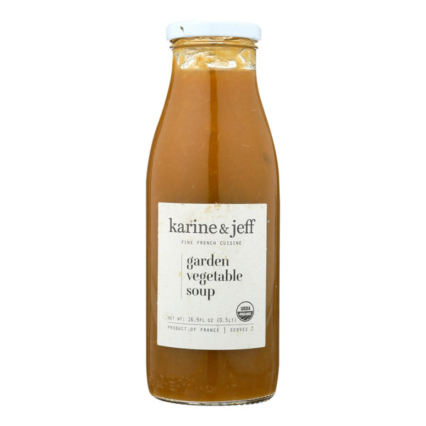 Karine And Jeff Garden Vegetable Soup - Case of 6 - 16.9 Fluid Ounce