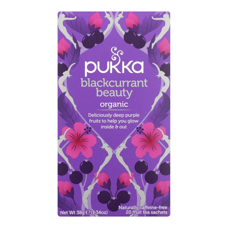 Pukka Herbal Teas - Tea Blkcrnt Beauty - Case of 6 - 20 Count