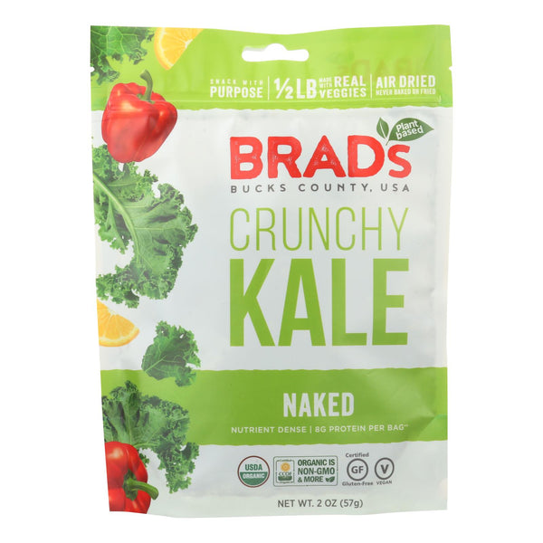 Brad's Plant Based - Raw Crunch - Naked - Case of 12 - 2 Ounce.