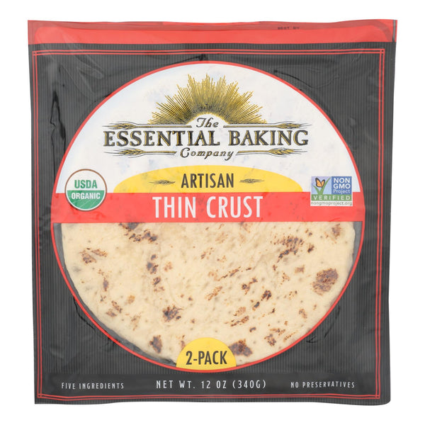 Essential Baking Company - Pizza Crust Thin Crst - Case of 10 - 12 Ounce