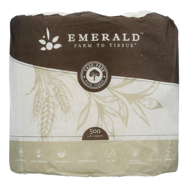 Emerald Brand - Bath Tissue 500 Sheet Rl - Case of 96-1 Count