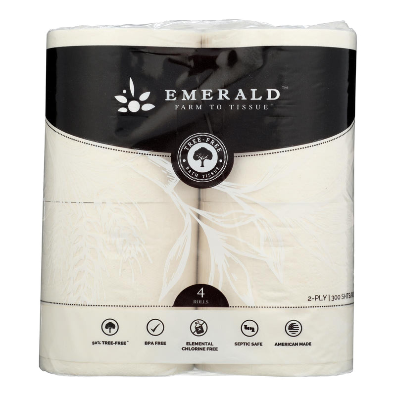 Emerald Brand - Bath Tissue 2 Ply 4 Pack - Case of 12-1 Count
