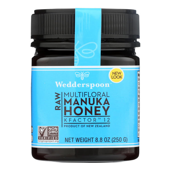 Wedderspoon Manuka Honey, Kfactor 12,  - Case of 6 - 8.8 Ounce