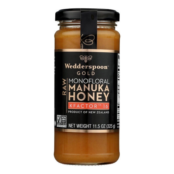 Wedderspoon Manuka Honey, Kfactor 16,  - Case of 6 - 11.5 Ounce