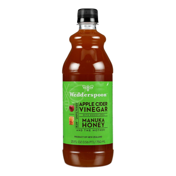 Wedderspoon - Apple Cider Vinegar W/manuka Honey - Case of 6 - 25 Fluid Ounce