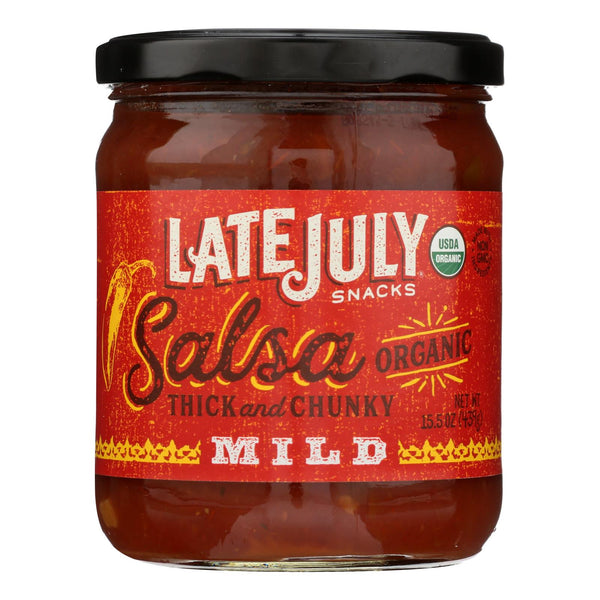Late July Snacks Salsa - Mild - Case of 12 - 15.5 Ounce.