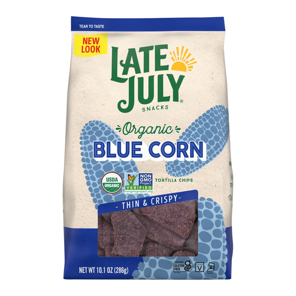 Late July Snacks - Tort Chip Blue Sea Salt - Case of 9-10.1 Ounce