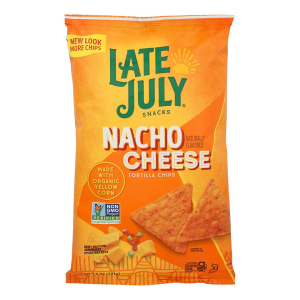 Late July Snacks - Tort Chip Nacho Chs - Case of 12-7.8 Ounce