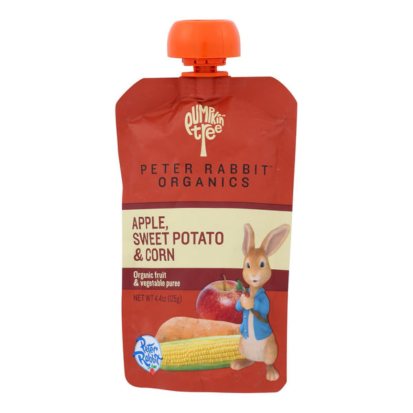Peter Rabbit Organics Veggie Snacks - Sweet Potato Corn and Apple - Case of 10 - 4.4 Ounce.