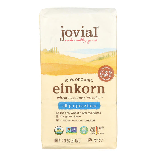 Jovial - Flour - Organic - Einkorn - All-Purpose - 32 Ounce - case of 10