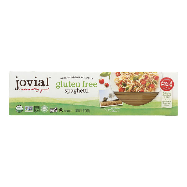 Jovial - Pasta - Organic - Brown Rice - Spaghetti - 12 Ounce - case of 12