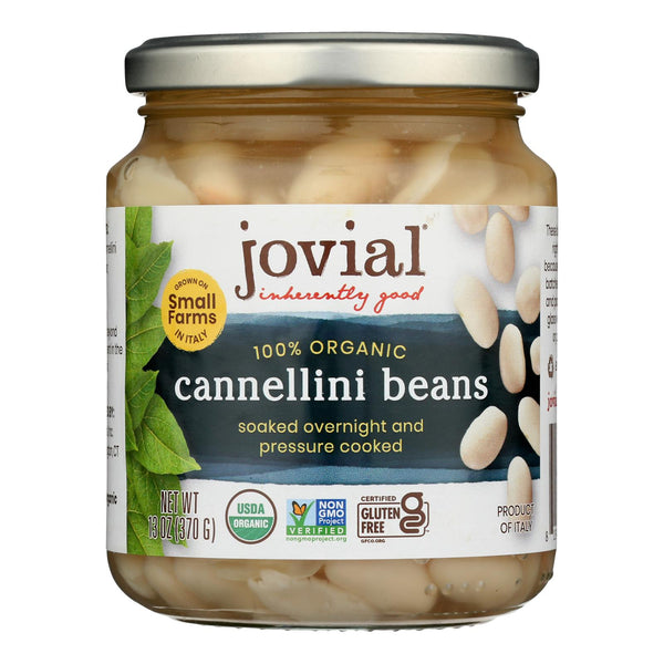 Jovial - 100 Percent Organic Cannellini Beans - Case of 6 - 13 Ounce.