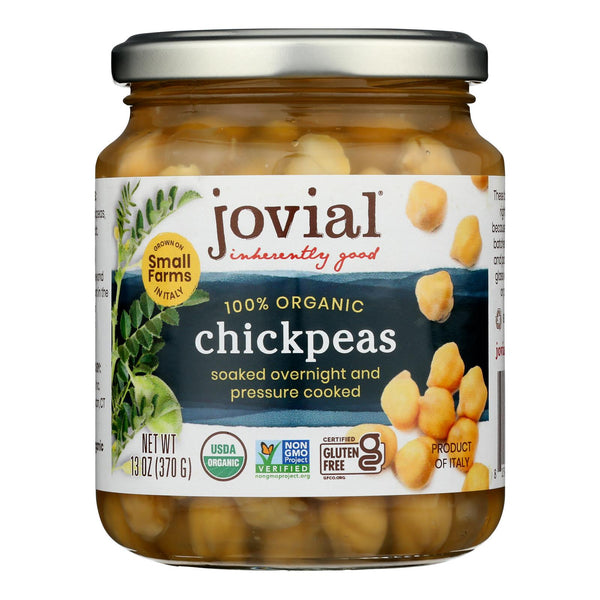 Jovial - Organic Chickpeas - Case of 6 - 13 Ounce.