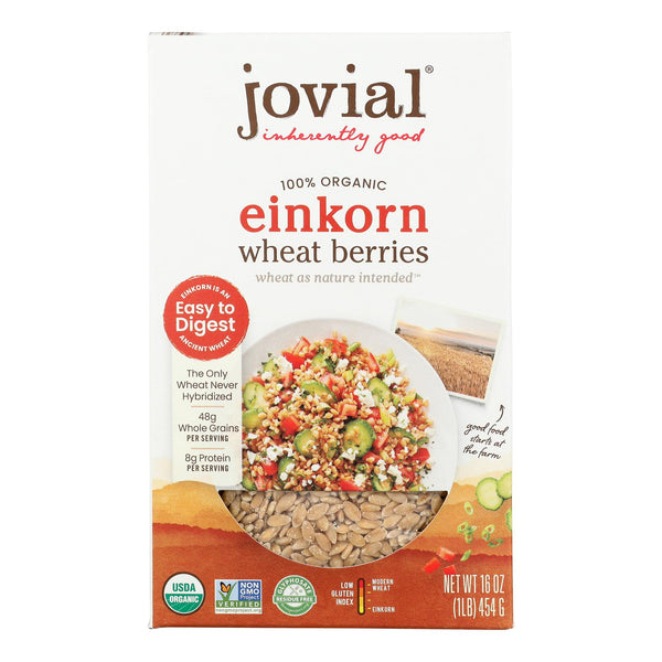 Jovial - Wheat Berries - Organic - Einkorn - 16 Ounce - case of 12
