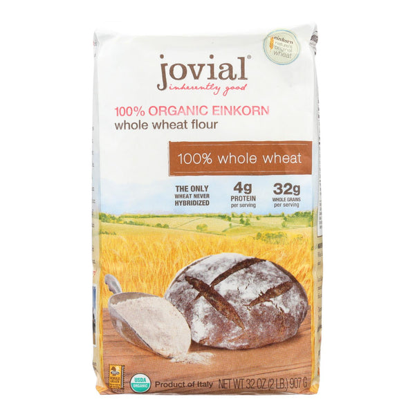 Jovial, 100% Organic Einkorn Whole Wheat Flour, Case Of 10, 32 Oz