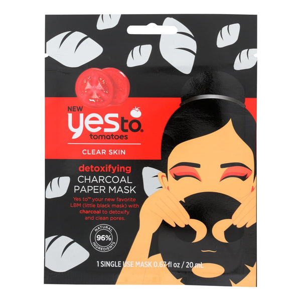 Yes To - Mask Charcoal Paper - Case of 6 - .67 Fluid Ounce