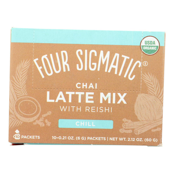 Four Sigmatic - Chai Latte - Organic Turkey Tail and Reishi - 10 Count