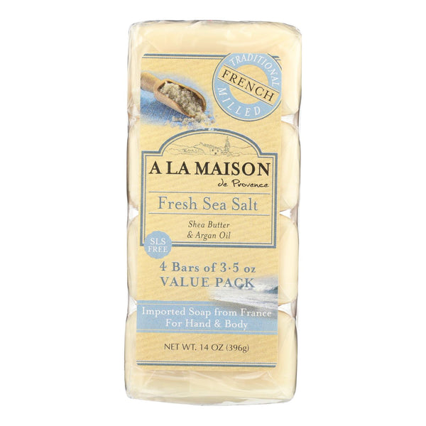 A La Maison - Bar Soap - Fresh Sea Salt - 4/3.5 Ounce