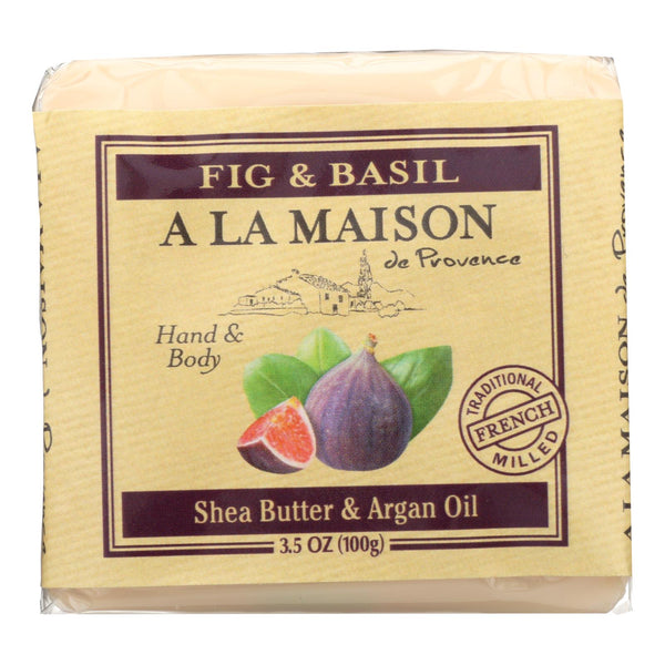 A La Maison - Bar Soap - Fig and Basil - Case of 6 - 3.5 Ounce
