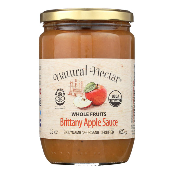 Natural Nectar Brittany Apple Sauce - Sauce - Case of 6 - 22.2 Ounce.