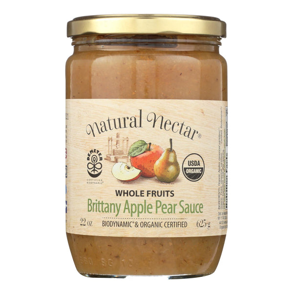 Natural Nectar Brittany Sauces - Apple - Case of 6 - 22.2 Ounce.