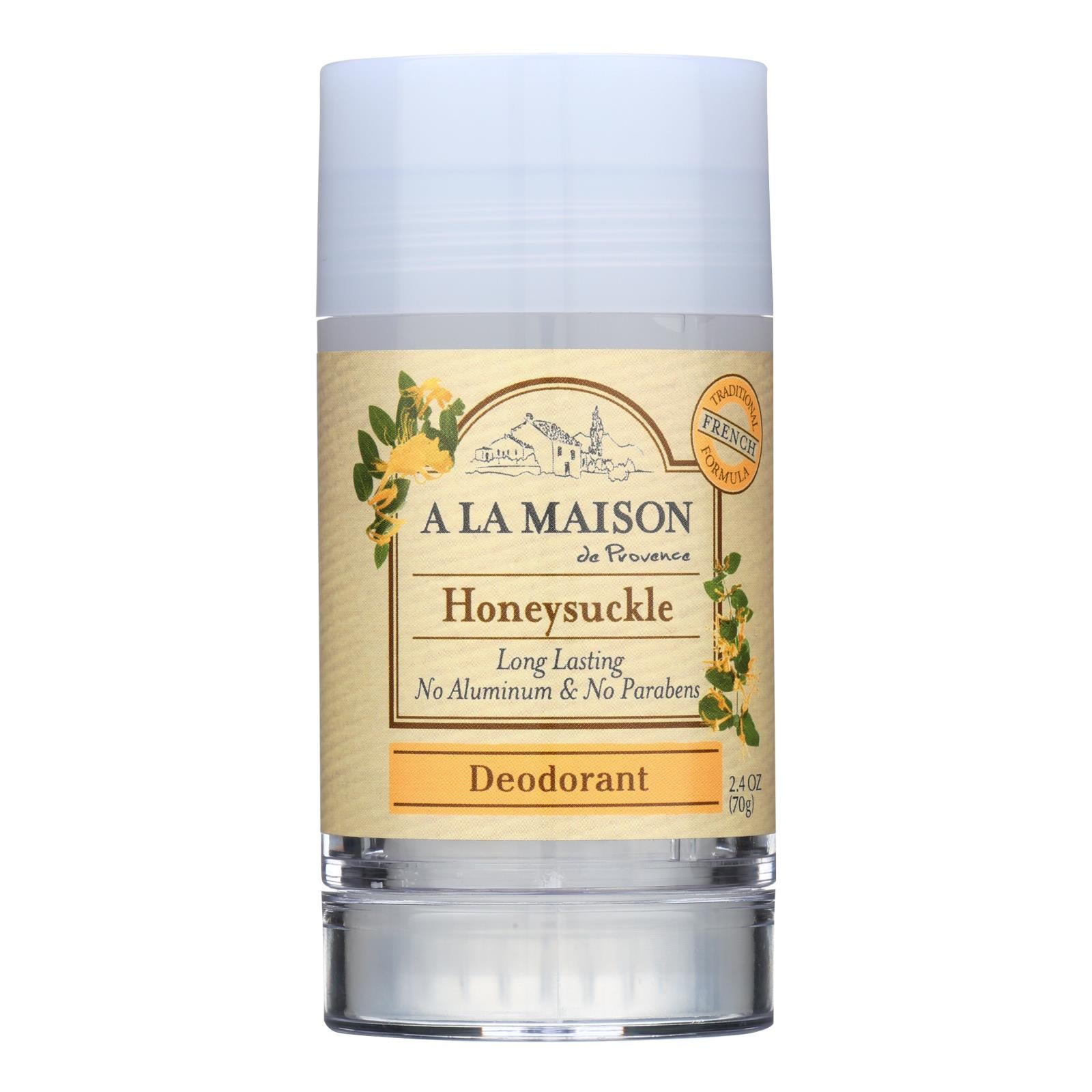 A La Maison - Deodorant - Honeysuckle - 2.4 Ounce